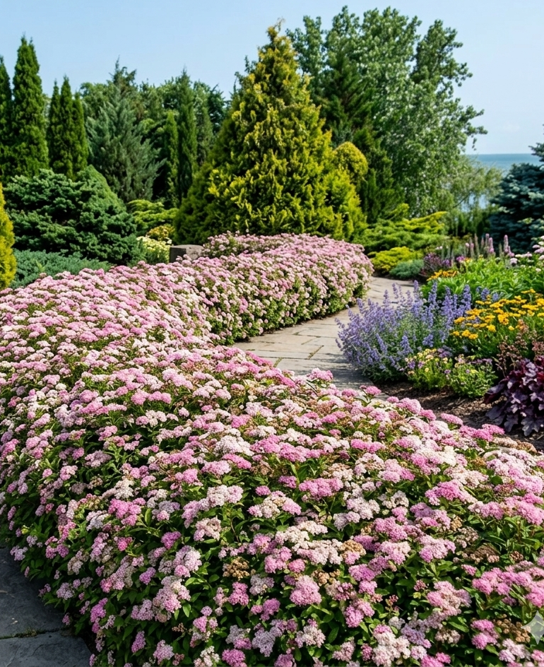 Спирея японская "Литтл Принцесс" (Spiraea japonica Little Princess)