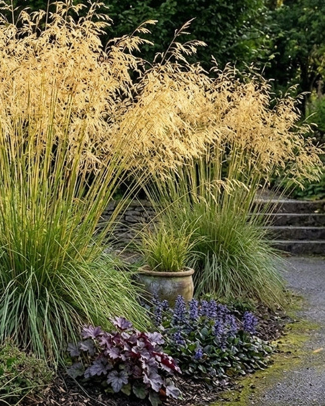 Луговик дернистый (Deschampsia cespitosa), щучка