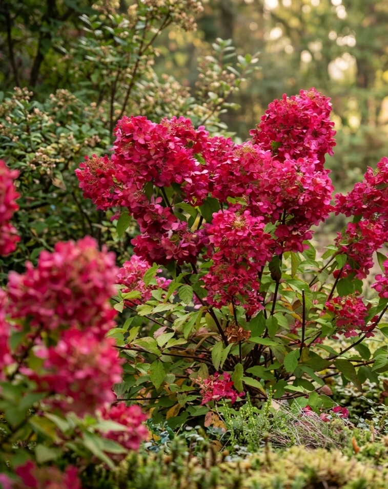 Гортензия метельчатая "Вимс Рэд" (Hydrangea paniculata Wim`s Red)