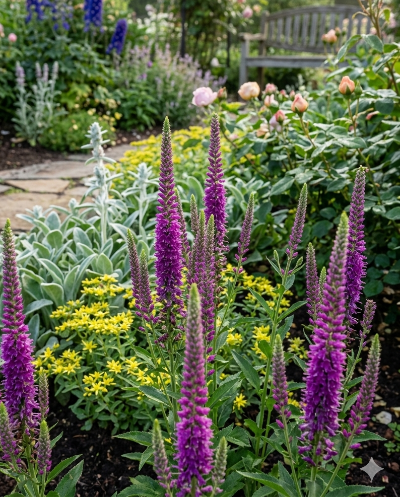 Вероника длиннолистная сиреная ( Veronica longifolia)