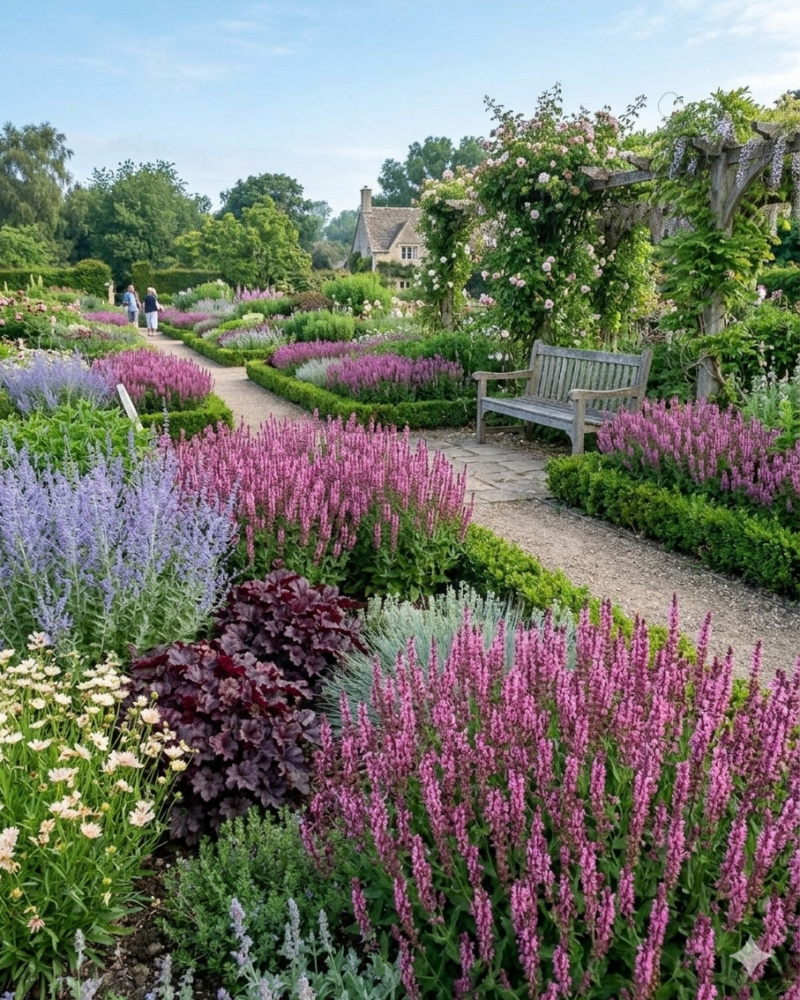 Шалфей дубравный "Роуз Квин" (Salvia nemorosa Rose Queen)