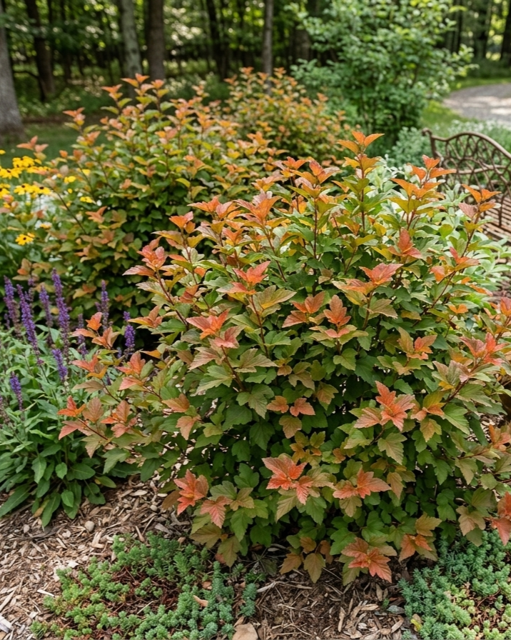 Пузыреплодник калинолистный " Амбер Джубиле"(Physocarpus opulifolius Amber Jubilee)