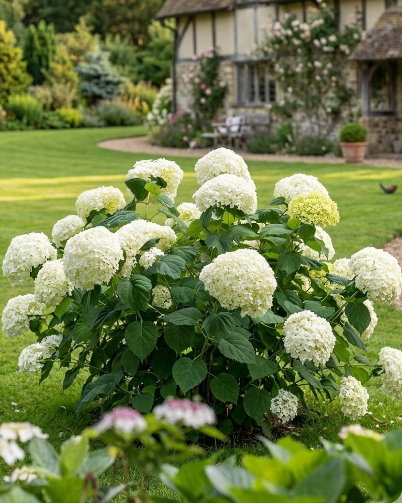 Гортензия древовидная "Стронг Анабель" (Hydrangea arborescens Strong Annabelle)